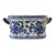 Chinese Blue & White Chinoiserie Rectangular Footbath Jardinière Cachepot For Sale