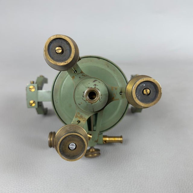 Optical Instrument Topographic Level Telescope in Brass For Sale - Image 9 of 12