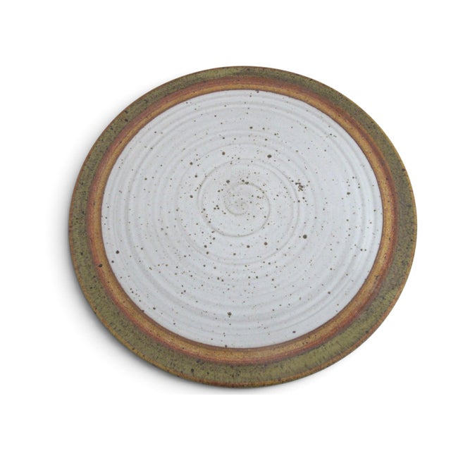 Wally Schwab Large Cake Dome Dessert Serving Dish W/Lid Pacific Nw Pottery For Sale - Image 14 of 17