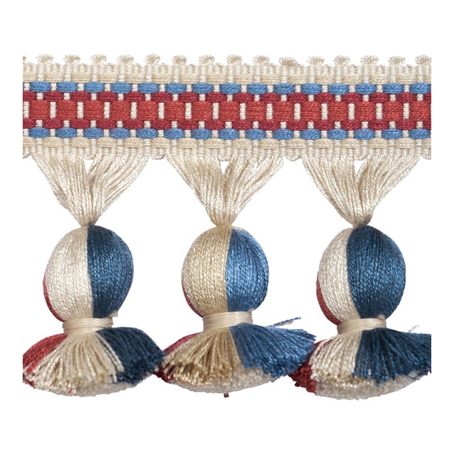 SAMPLE - Schumacher Ali Tassel In Rouge & Navy For Sale