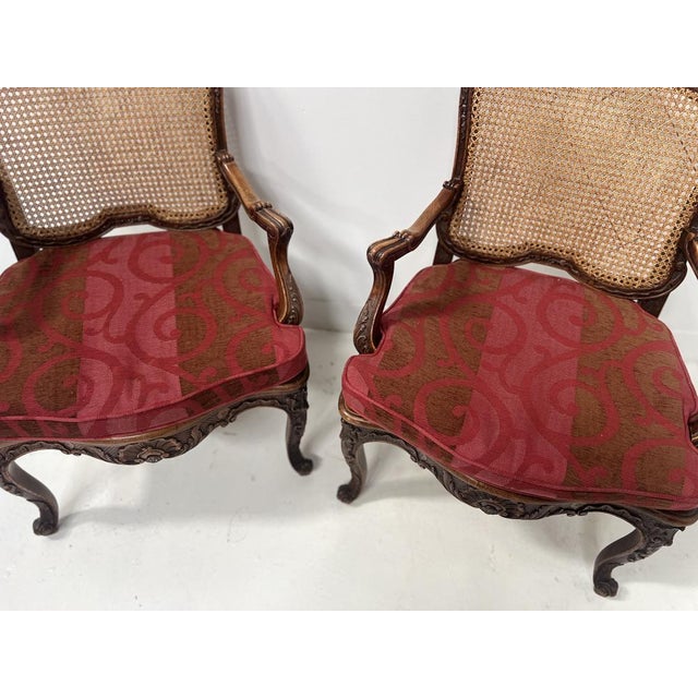 Regency Style Armchairs in Natural Wood, 1800s, Set of 2 For Sale - Image 17 of 18