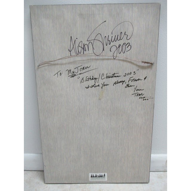 Brown Framed "Maitland Smith Chair" Paper Cutting Silhouette Collage by Alison Shriver Design For Sale - Image 8 of 13