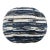 Scalamandre 12" Ball Horizons Ball Pillow in Indigo For Sale