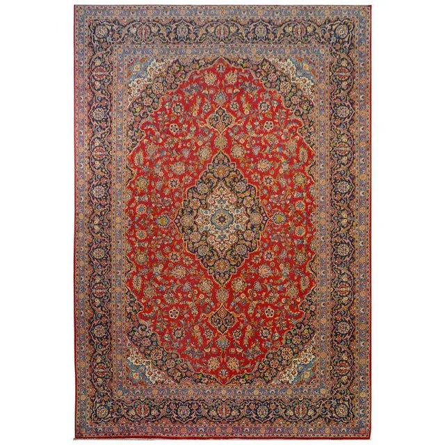 Traditional Kashan Rug For Sale - Image 10 of 10