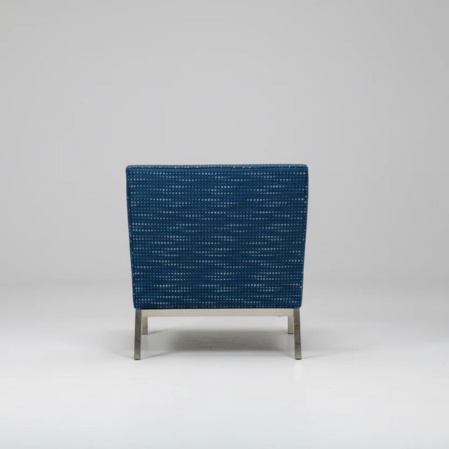 Mid-Century Modern Pair of Florence Knoll for Knoll Associates Slipper Chairs, 1970s For Sale - Image 3 of 9