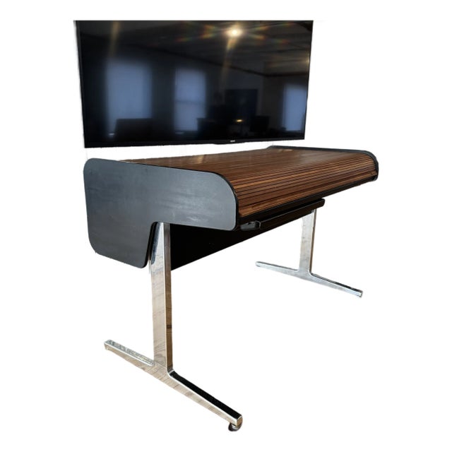 1980s George Nelson Action Office Roll Top Desk For Sale