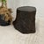 Mid 20th Century Mid 20th Century Dark Brown Free-Form Reclaimed Tree Trunk Side Pedestal For Sale - Image 5 of 9