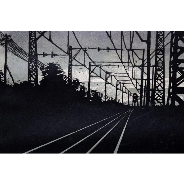 Albert Goltjakov, At Jurmala, 1960, Linocut For Sale - Image 6 of 7