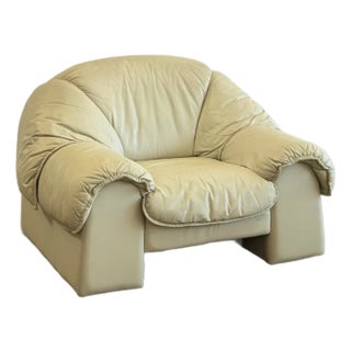 1990s Oversized Post Modern Lounge Chair For Sale