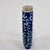Antique Blue & White Enamel Lotus Flower Chinese Snuff Bottle With Stone Stopper For Sale - Image 4 of 15
