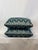 Contemporary Designer Velvet Flamestitch 20”x20” Feather/Down Pillows - A Pair For Sale - Image 3 of 3