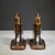 Art Deco Bronze & Copper Plated Trojan Horse Bookends c.1930 For Sale - Image 4 of 7