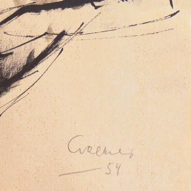 Signer lower right, 'Craemer' for Kurt Craemer (German, nd dated 1954. Born in Saarbrucken, Craemer first attended the...