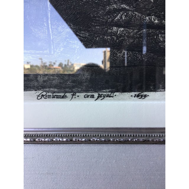 Mid 20th Century Rembrandt Van Rijn Descent From the Cross, Etching Reproduction For Sale - Image 10 of 10