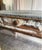 1900 - 1909 Antique French Solid Wood Table With Original Zinc Top For Sale - Image 5 of 6