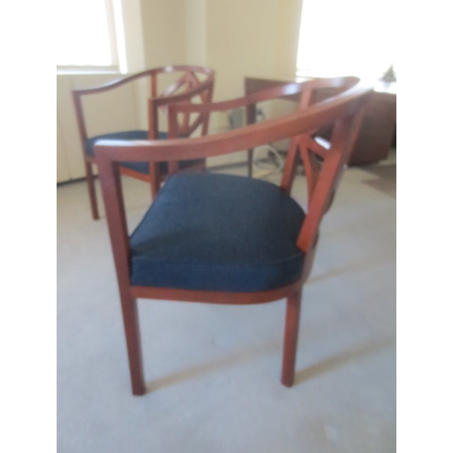 Josef Hoffmann Josef Hoffman Diamond Back Armchair - A Pair For Sale - Image 4 of 7