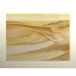 1980s "Sonora Strata" Southwestern Landscape Watercolor Painting by James Conaway For Sale