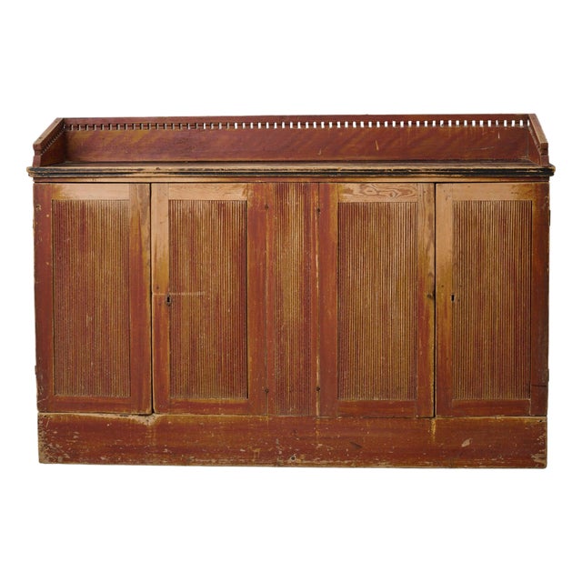 Antique Swedish Pine Sideboard For Sale