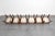Mid-Century Italian Wood and Yellow Fabric Chairs, 1960s, Set of 6 For Sale - Image 15 of 16