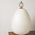 White Murano Egg Lamp For Sale - Image 3 of 3