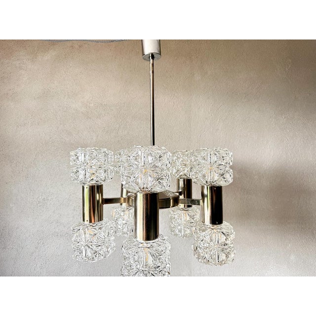 Vintage Chandelier from Kaiser Leuchten, 1970s For Sale - Image 10 of 15