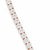 2020s 10k Rose Gold 60 CTTW Lab-Grown Diamond Tennis Necklace, 22 In For Sale - Image 5 of 7