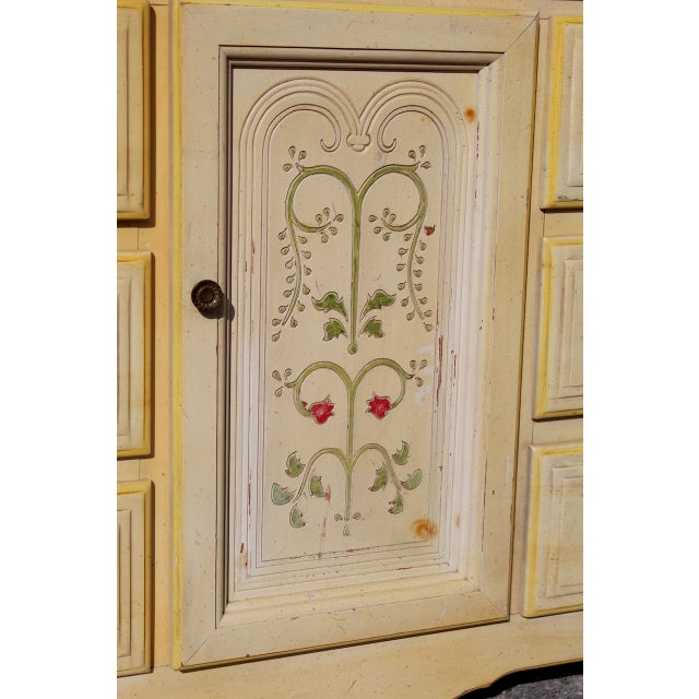 Yellow 1970s Burlington House Furniture Lexington 9-Drawer Dresser For Sale - Image 8 of 13