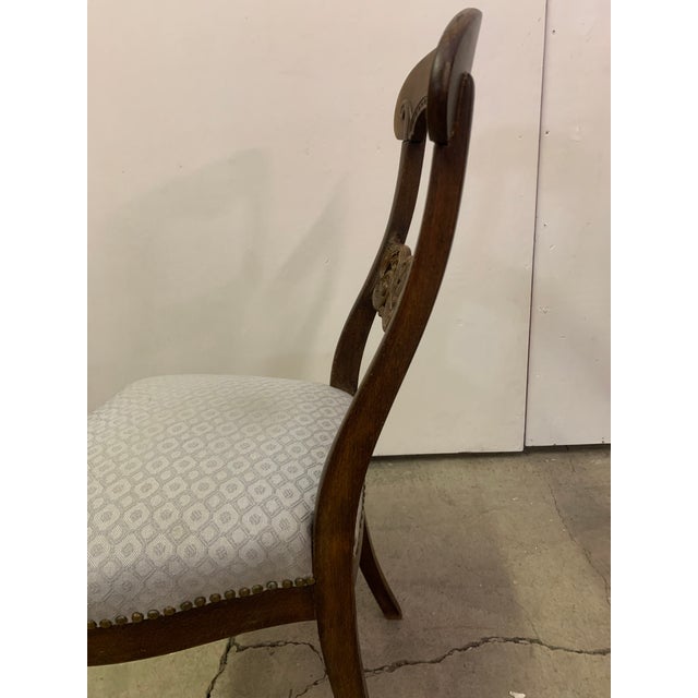 A Pair of Antique Bar Back Dining Chairs, 1850s , Denmark For Sale - Image 16 of 17