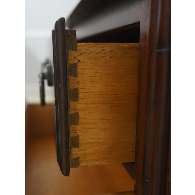1990s Pair of Tommy Bahama Lexington 3 Drawer Nightstands For Sale - Image 5 of 18