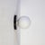 Globe Sconce Black, Modern, 5 Inch Glass Globes, by Research.Lighting, Modern, Minimal For Sale - Image 9 of 9