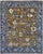 Art Deco Oushak Handmade Wool Rug in Olive Brown and Blue For Sale - Image 3 of 10
