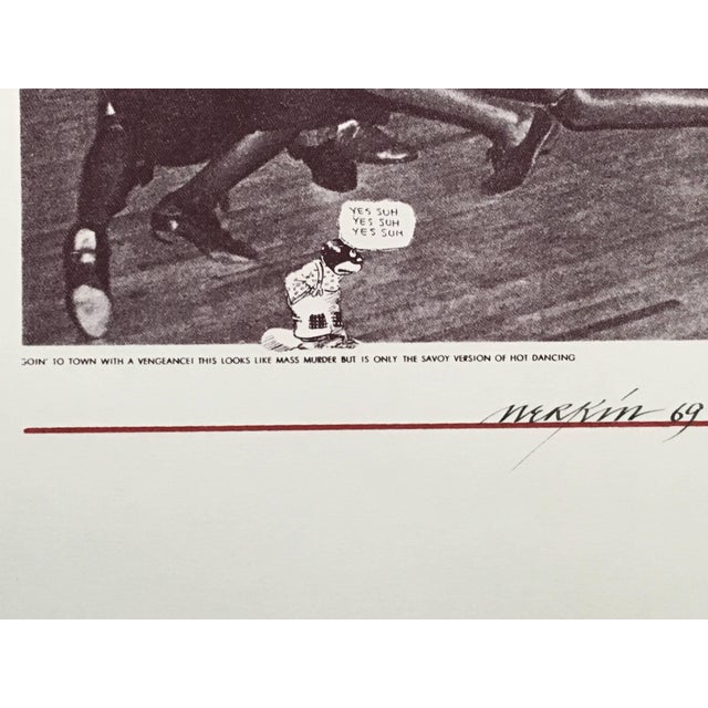 Richard Merkin, Stepin Fetchit Pop Art 1969 Color Screenprint Richard Merkin, 1969 For Sale - Image 4 of 5