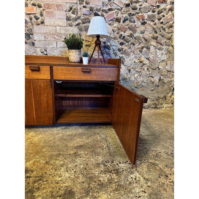 Vintage Brutalist Teak Sideboard from Meredew, 1960s For Sale - Image 9 of 18