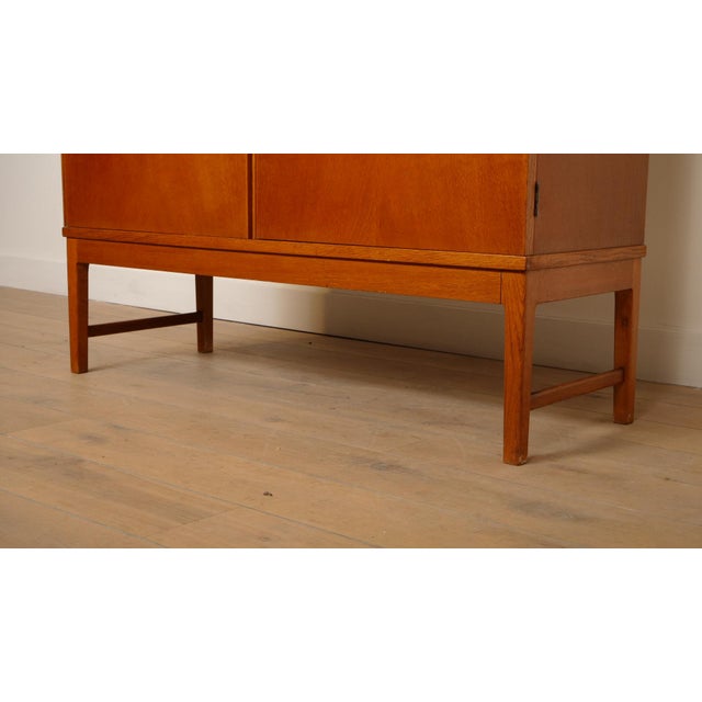 Vintage Cabinet in Oak, 1962 For Sale - Image 4 of 12