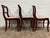 Wood Vintage Mahogany Rose Back Regency Duncan Phyfe Style Dining Chair - Set of 3 For Sale - Image 7 of 10