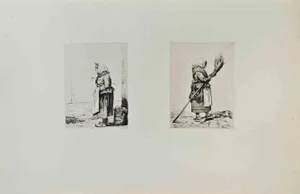 Alfred Cadart, Dans la Rue, Etching, 1870s