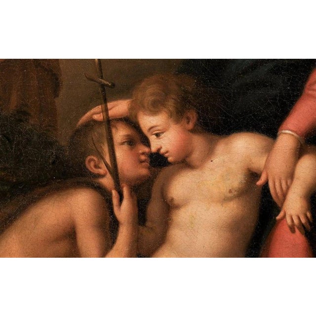 Italian Master After Raphael, Madonna del Passeggio, Oil Painting For Sale - Image 6 of 13