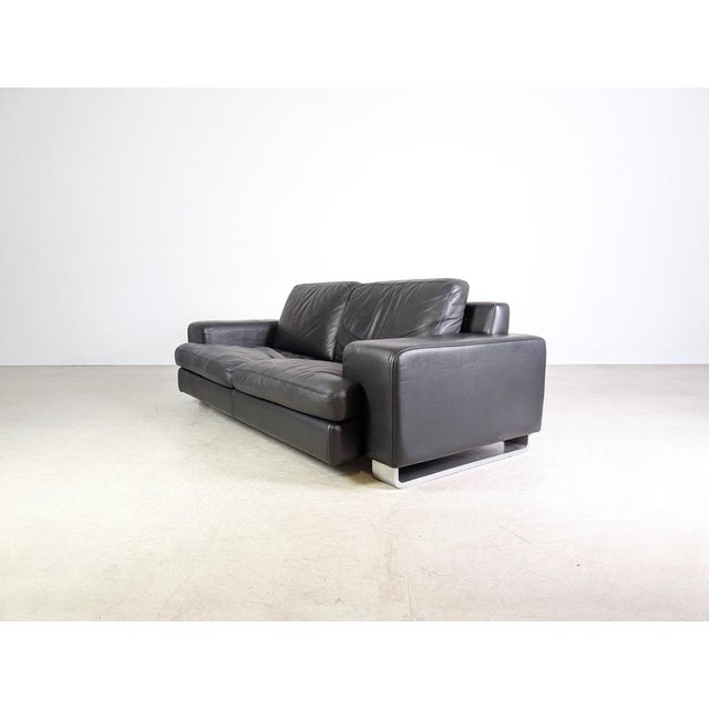 Vintage Leather 2-Seater Sofa from Roche Bobois For Sale - Image 3 of 11