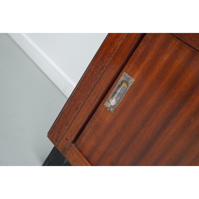 Vintage Dutch Hardwood Filing Cabinet For Sale - Image 16 of 18