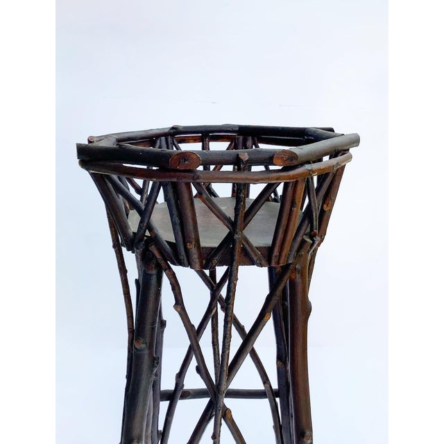 1930s Circa 1930s Twig Plant Stand For Sale - Image 5 of 8