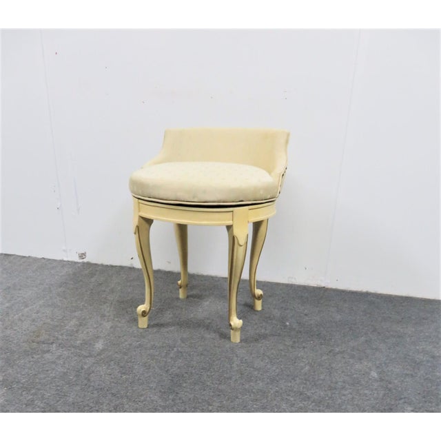 20th Century French Provincial Gold Vanity Bench Chairish
