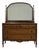 Berkey & Gay Solid Walnut French Provincial 50" Dresser W. Vanity Mirror For Sale