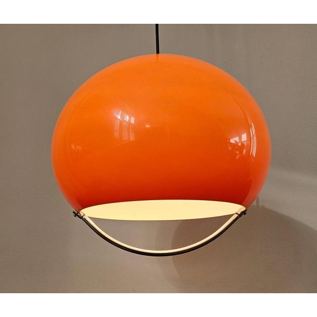 Mid-Century Space Age Pendant from Meblo / Guzzini, Italy, 1970s For Sale - Image 12 of 18