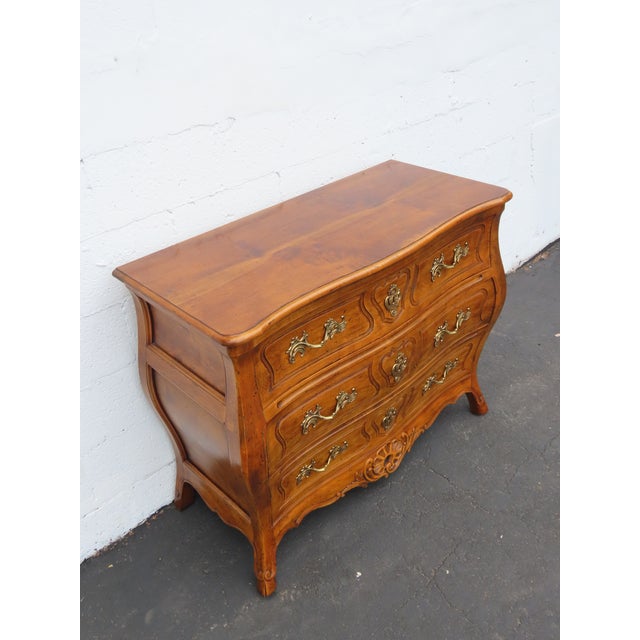Henredon Henredon Villandry Collection French Bombay Serpentine Chest Dresser 6591 For Sale - Image 4 of 16