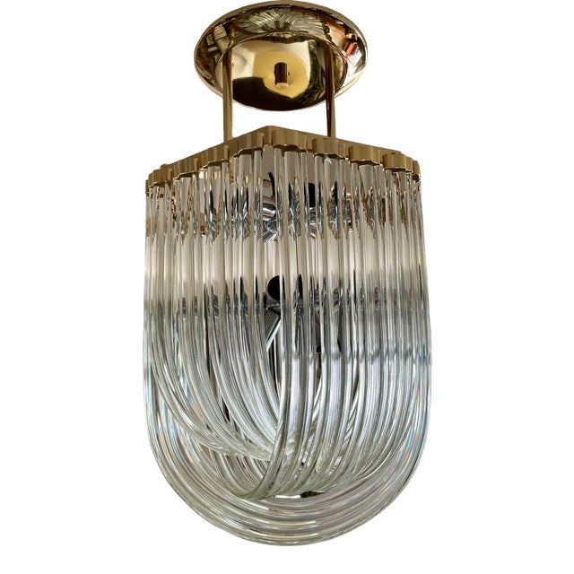 Chandelier by Paolo Venini for Venini, 1970s For Sale