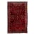 1920s Red Antique Persian Sarouk Wool Rug Handmade With Classic Floral Design For Sale