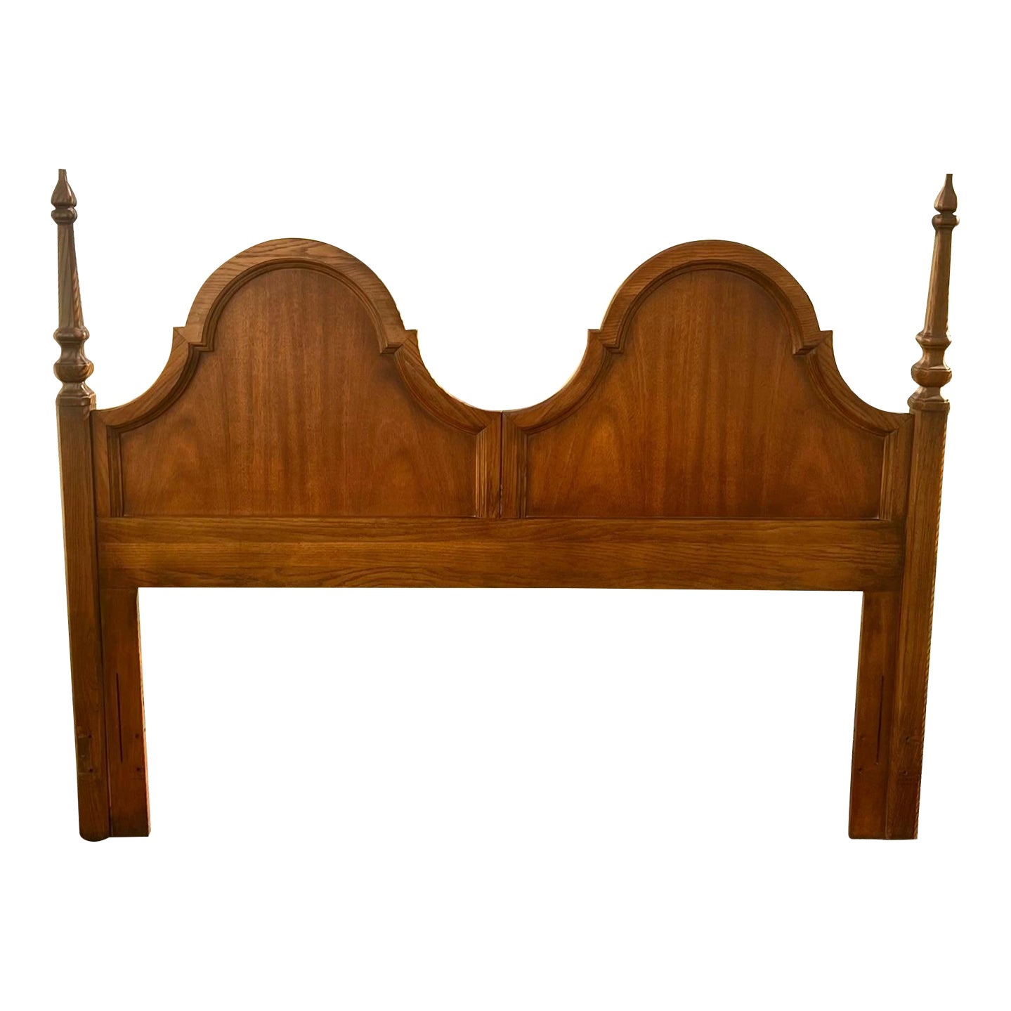 Vintage Full Size Low Poster Headboard With Frame by Dixie Chairish