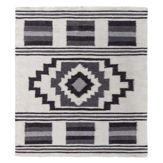 European Folk Stamverband VI Goat Hair Rug by Doris Leslie Blau For Sale