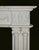 White Marble Fireplace Mantel - Georgian Style - 19th Century For Sale - Image 10 of 11