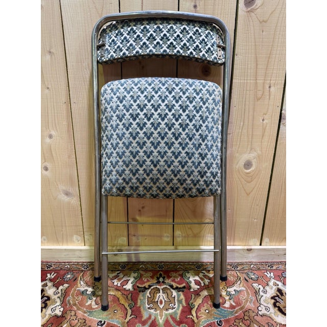 Folding Chairs in Chromed Tubular Metal, 1960, Set of 12 For Sale - Image 11 of 12